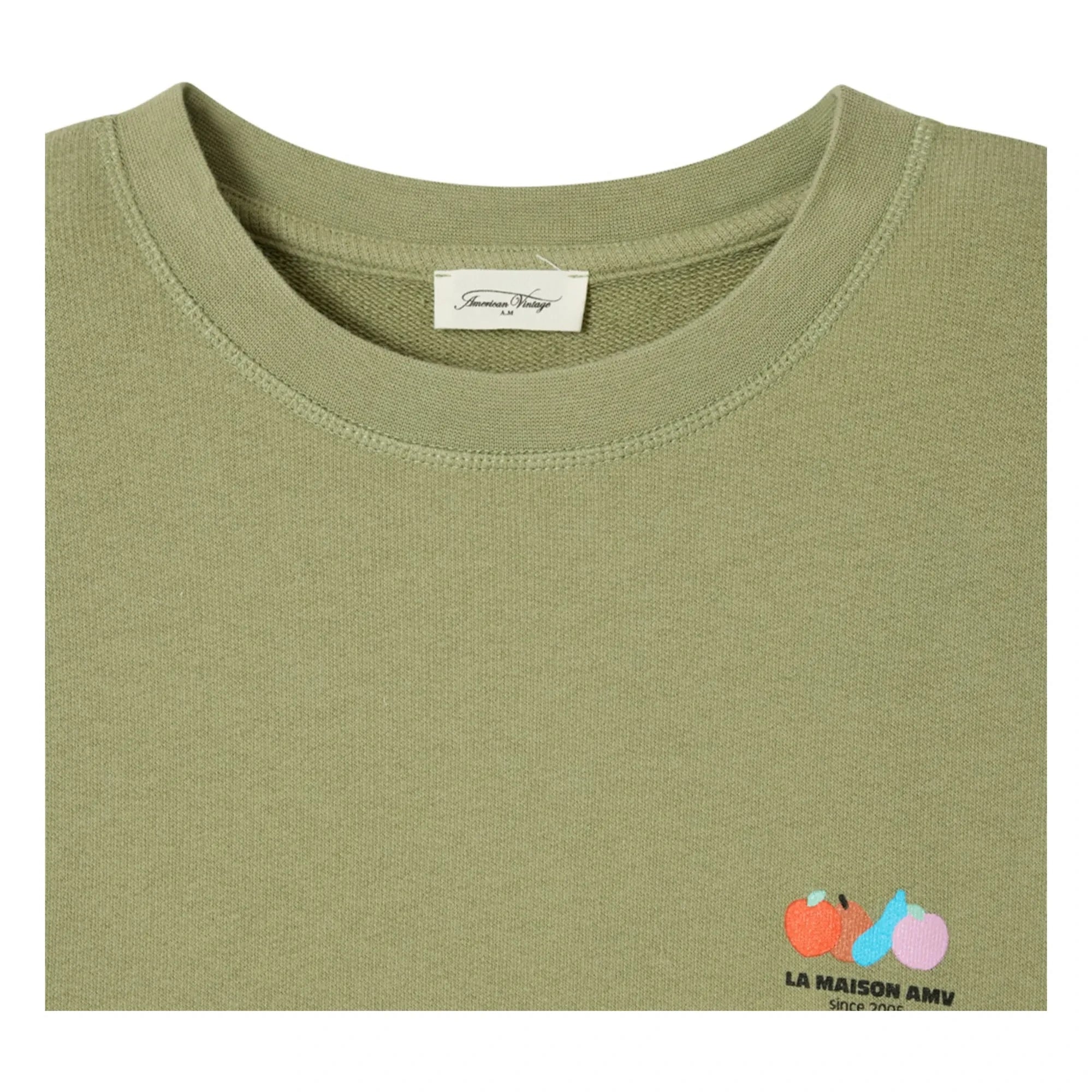 American Vintage - Atubay Cotton Sweatshirt | Khaki