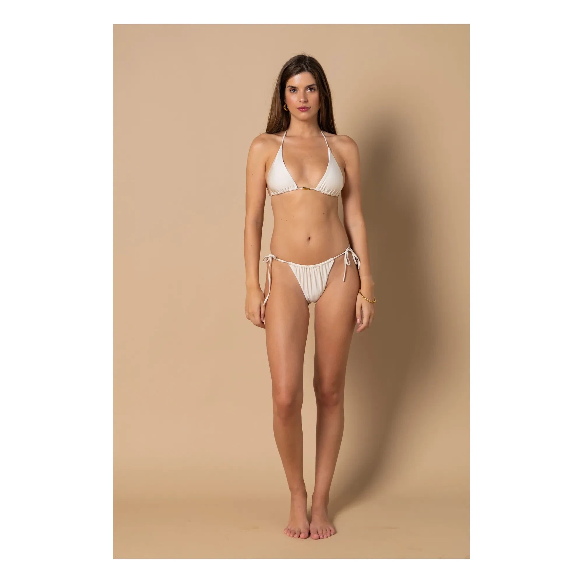 Alma Deia - Triangle Bikini Üstü Jenny | Kirli Beyaz