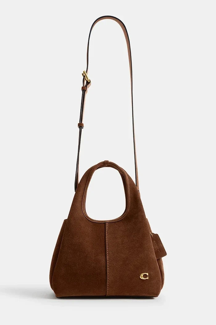 Coach süet kadın crossbody çanta Suade Lana Shoulder Bag 23