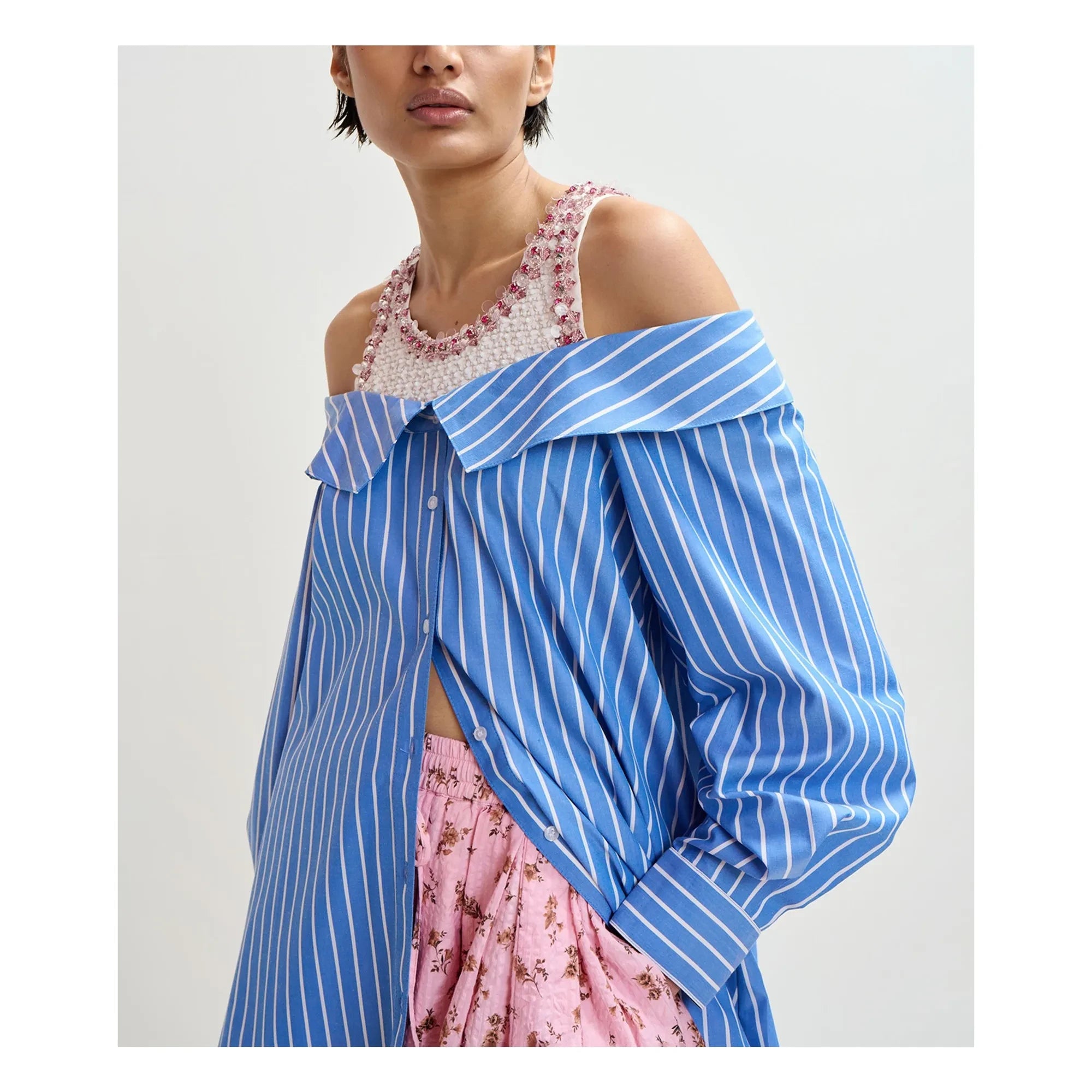 Essentiel Antwerp - Jori Pamuk Elbise | Beyaz
