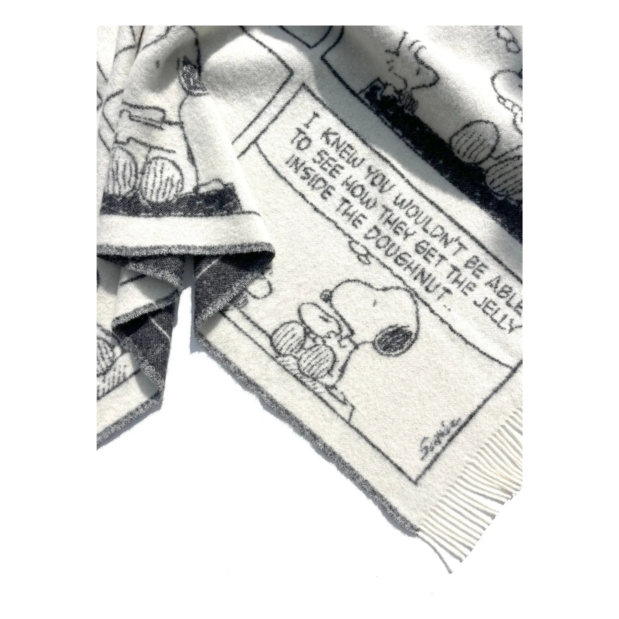 Maison Deux - Peanuts Atkı | Siyah