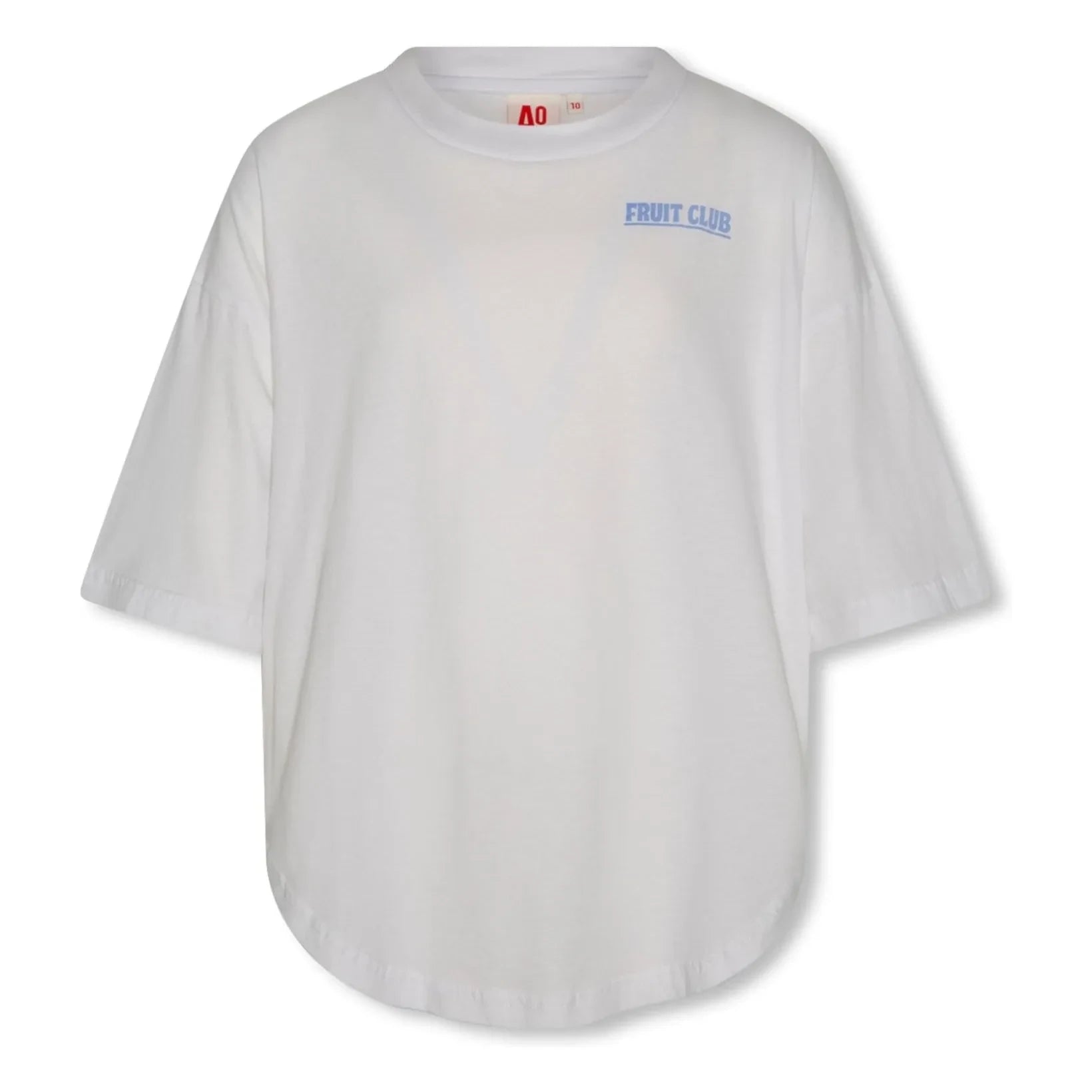 AO76 - Oversize T-Shirt True Fresh Geri Dönüştürülmüş Pamuk | Beyaz