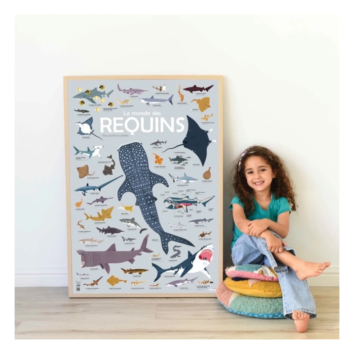 Poppik - Sharks Poster Stickers