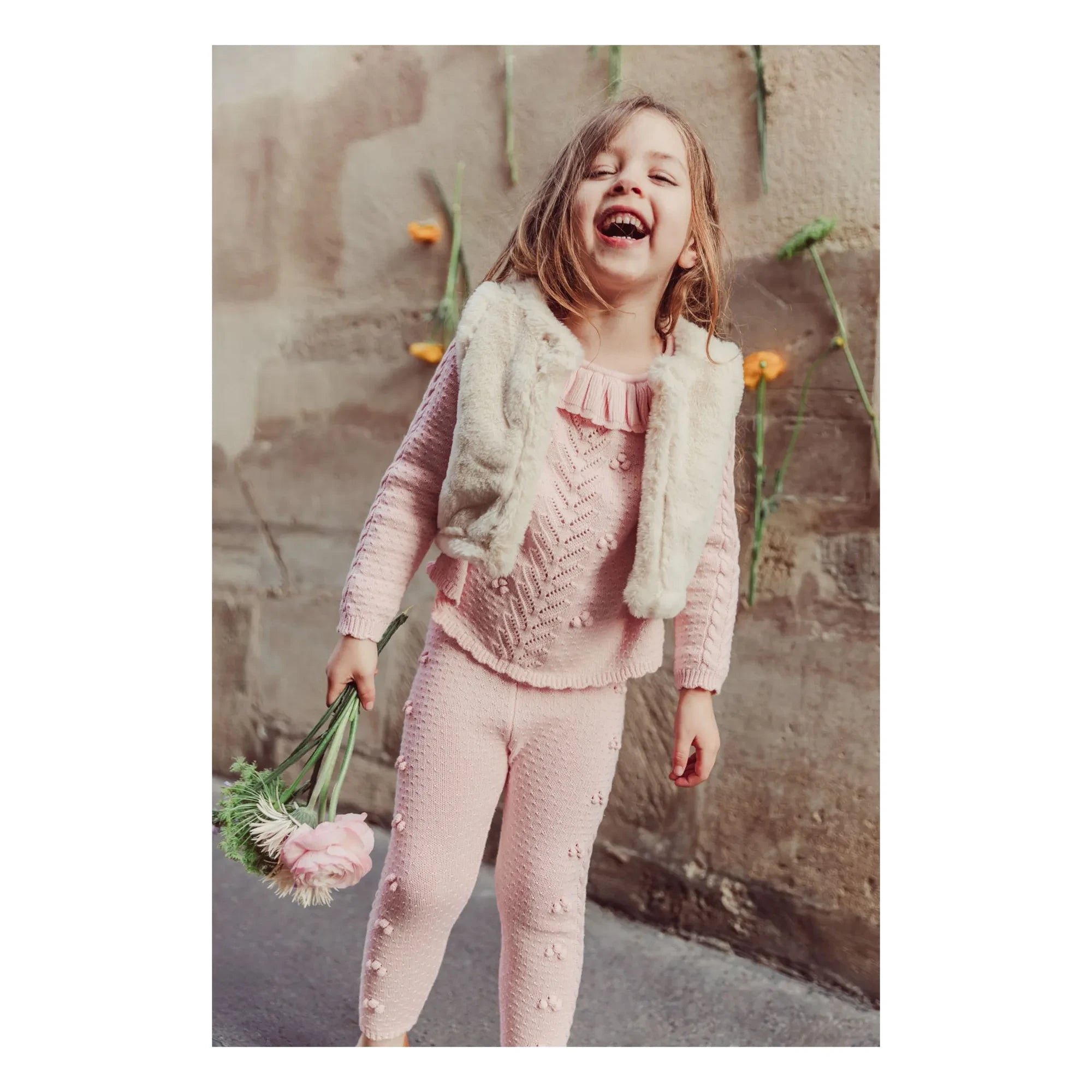 Louise Misha - Molda File Tayt | Pembe