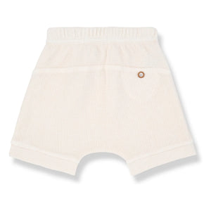 1+ in the family - Sime Waffle Shorts | Ecru