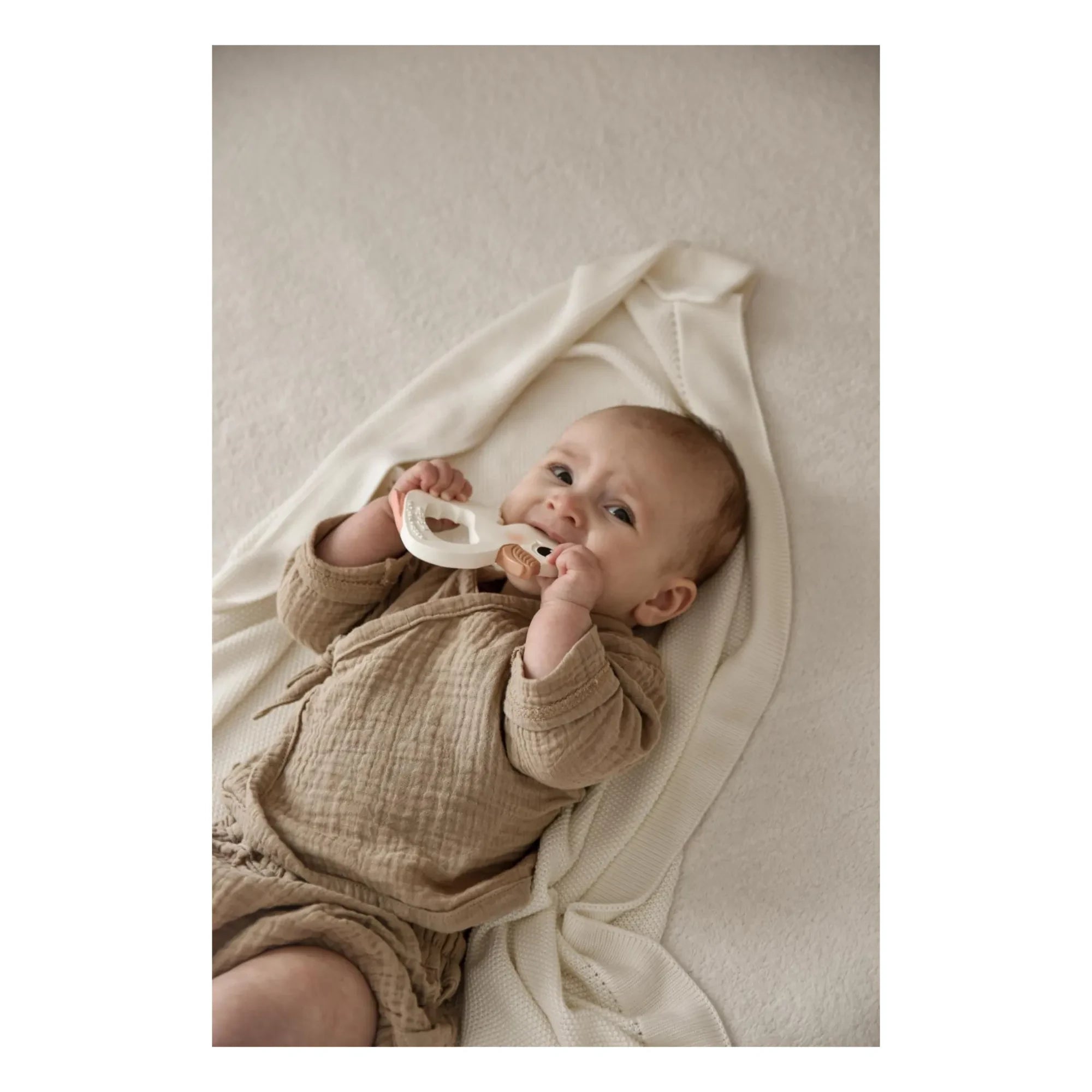 Hevea - Calming Pack - Set of 2 Teething Toys | Nude