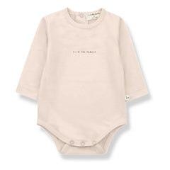 1+ in the family - Lis Bio-Baumwoll-Bodys für Babys - 2er-Set | Puderrosa
