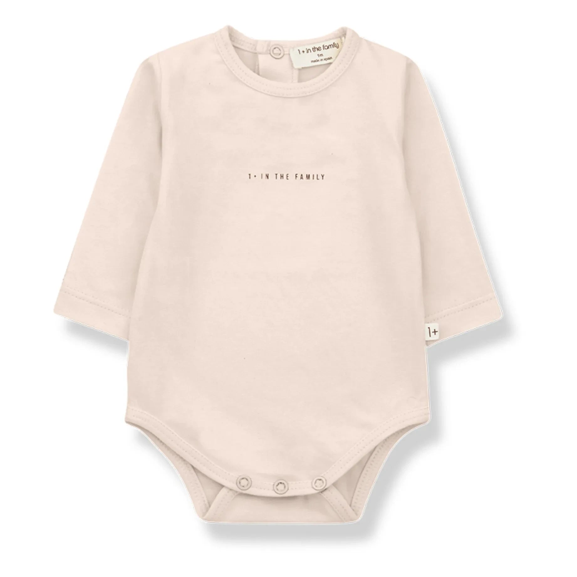 1+ in the family - Lis Bio-Baumwoll-Bodys für Babys - 2er-Set | Puderrosa
