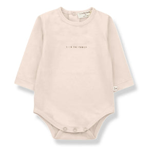 1+ in the family - Lis Bio-Baumwoll-Bodys für Babys - 2er-Set | Puderrosa