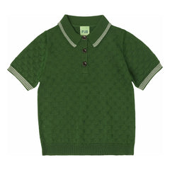 FUB - Polo MC Merino Wool | Green