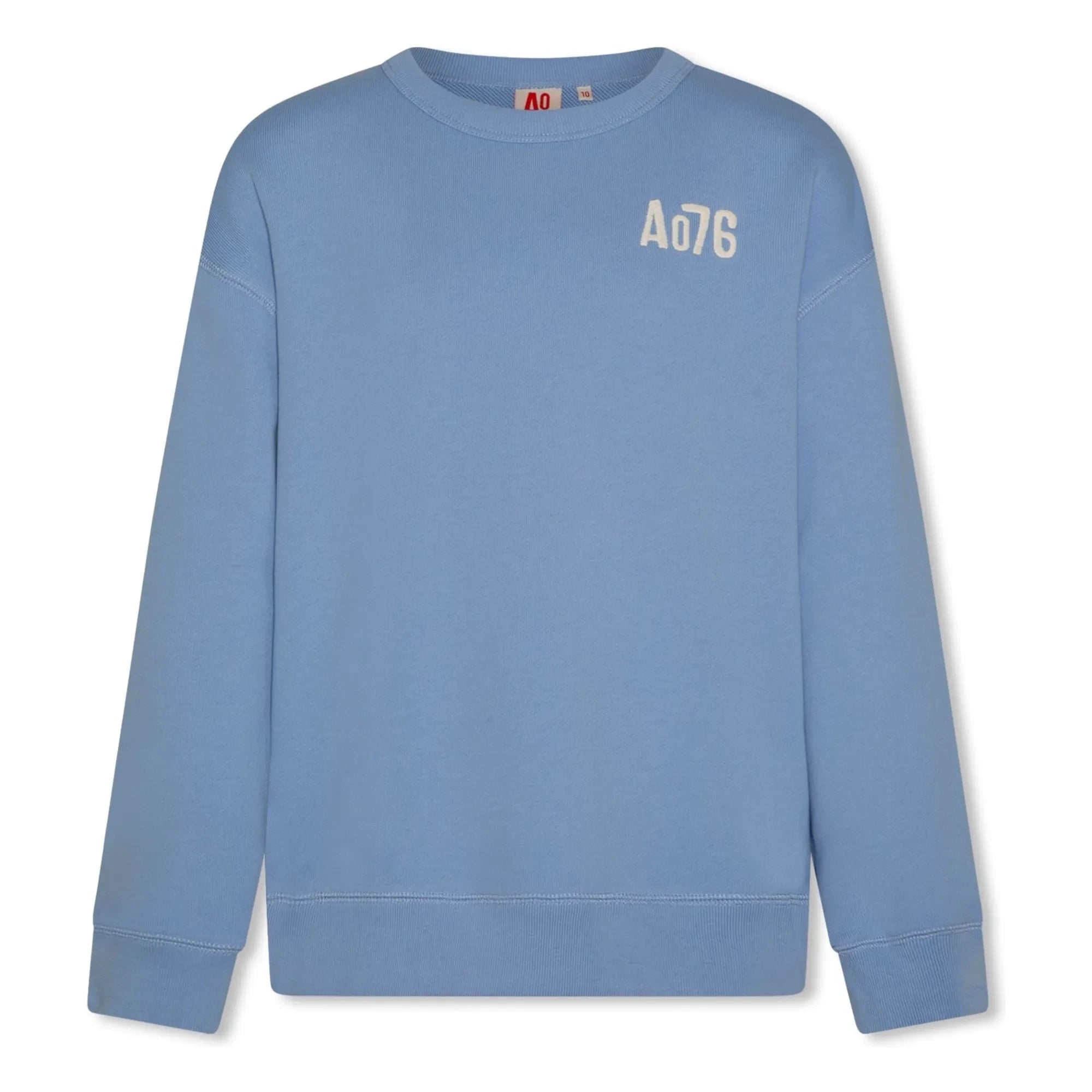 AO76 - Oscar geri dönüştürülmüş pamuklu sweatshirt | Açık Mavi