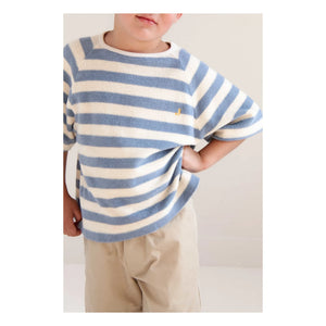Jenest - Gestreiftes T-Shirt aus Bio-Baumwolle | Blau