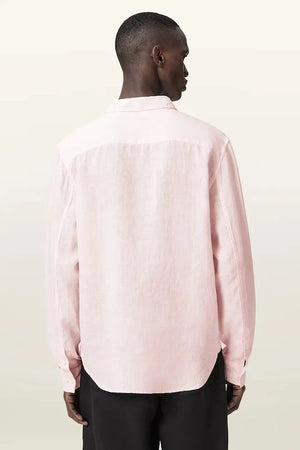 AllSaints erkek keten gömlek LOOM