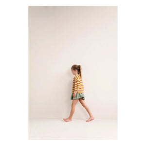 Jenest - Millie striped organic cotton sweatshirt | Mustard