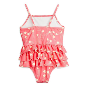 Mini Rodini - Flying Stars Badeanzug aus recycelten Fasern | Pink