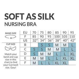 Carriwell Soft As Silk Nursing Bra - Black-Nursing Bras-Black-Extra Large | Natural Baby Shower