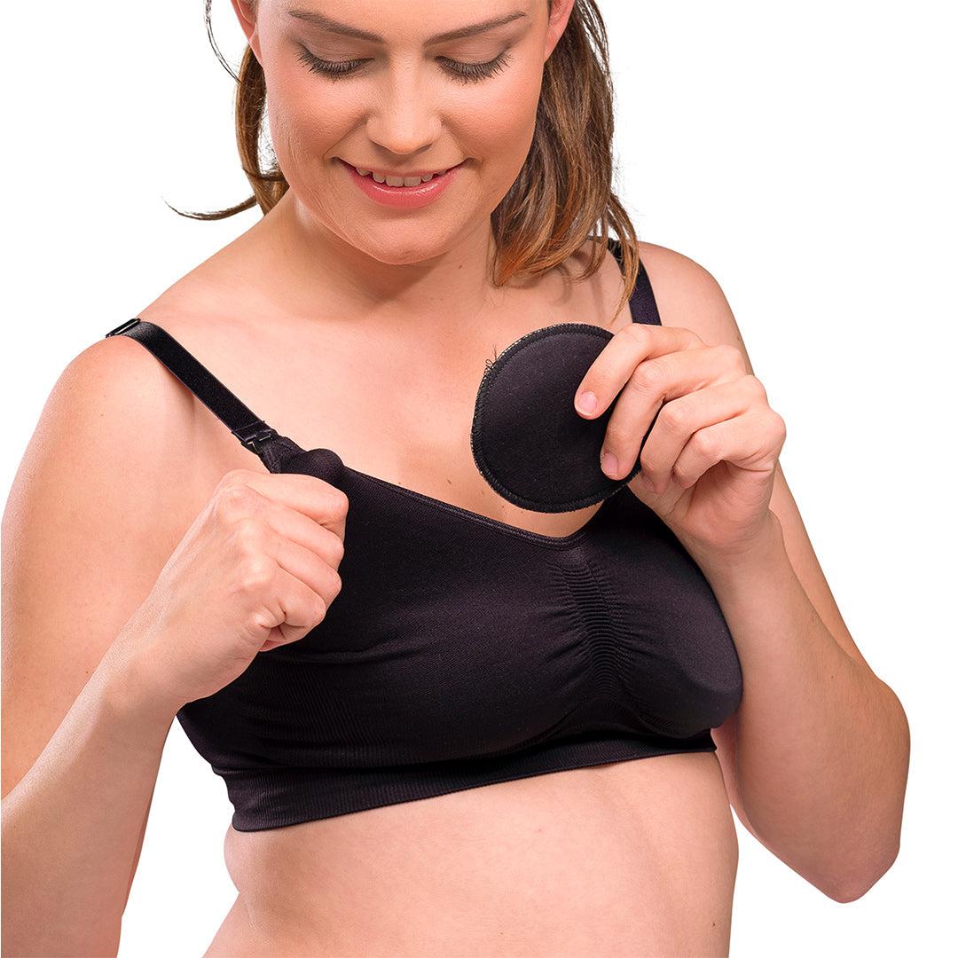 Carriwell Washable Breast Pads - 6 Pack - Black-Breast Pads-Black-One Size | Natural Baby Shower