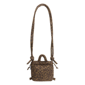 Olend - Micro Ona Weiche Leoparden-Tasche | Braun
