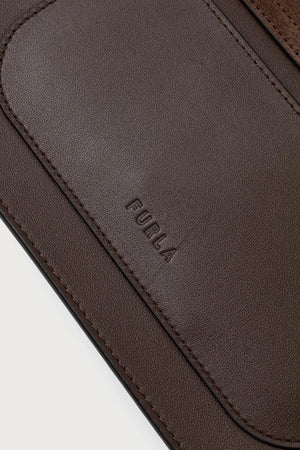 Furla süet kadın çapraz çanta
