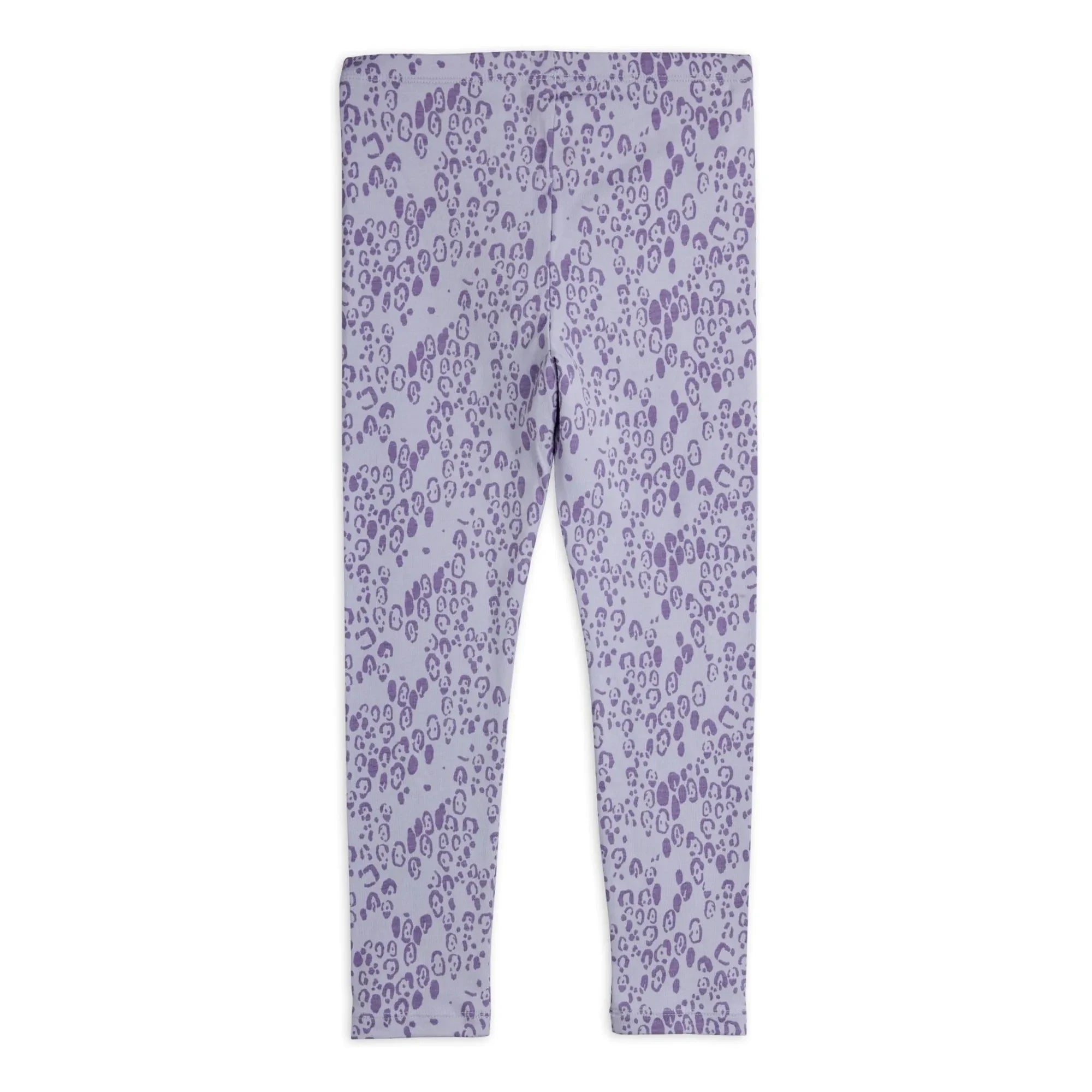 Mini Rodini - Organic Cotton Leopard Leggings | Mauve