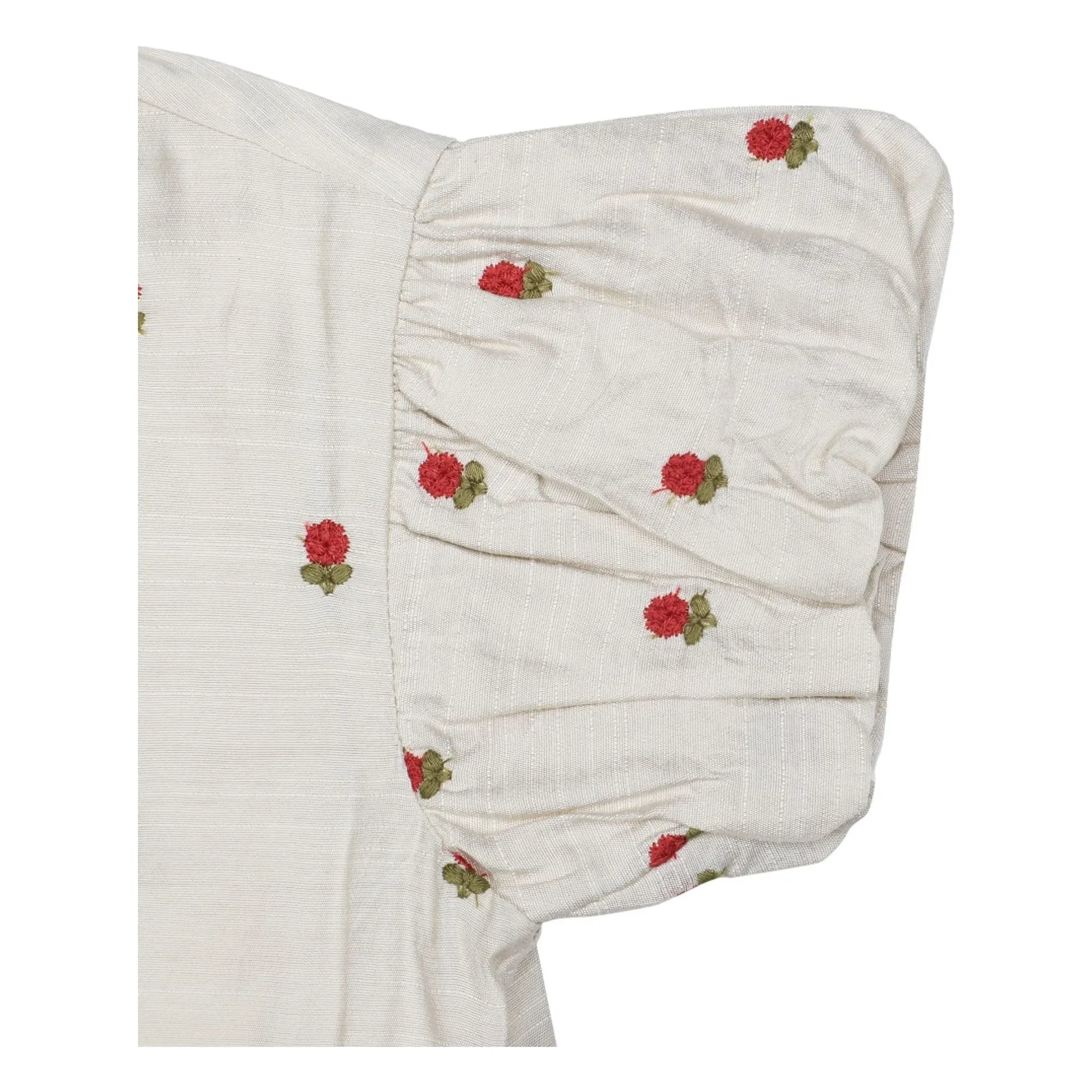 Donsje - Eliora Bluse mit Blumenmuster aus Tencel | Ecru