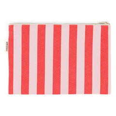 Rose in April - Lili Striped Portfolio Bag | Red