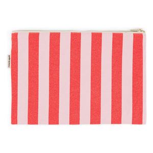 Rose in April - Lili Striped Portfolio Bag | Red