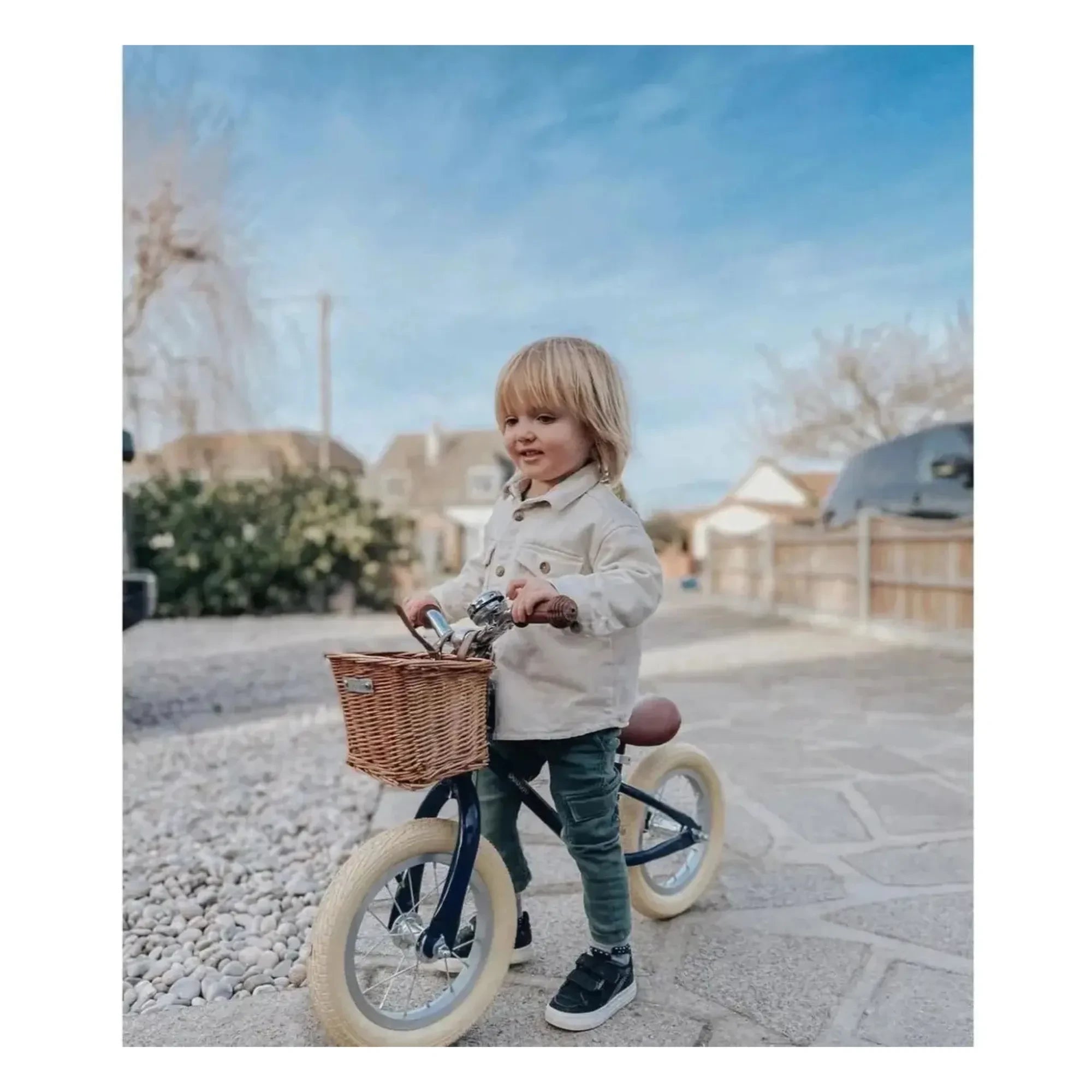 Bobbin - Moonbug 12" Scooter | Dunkelblau