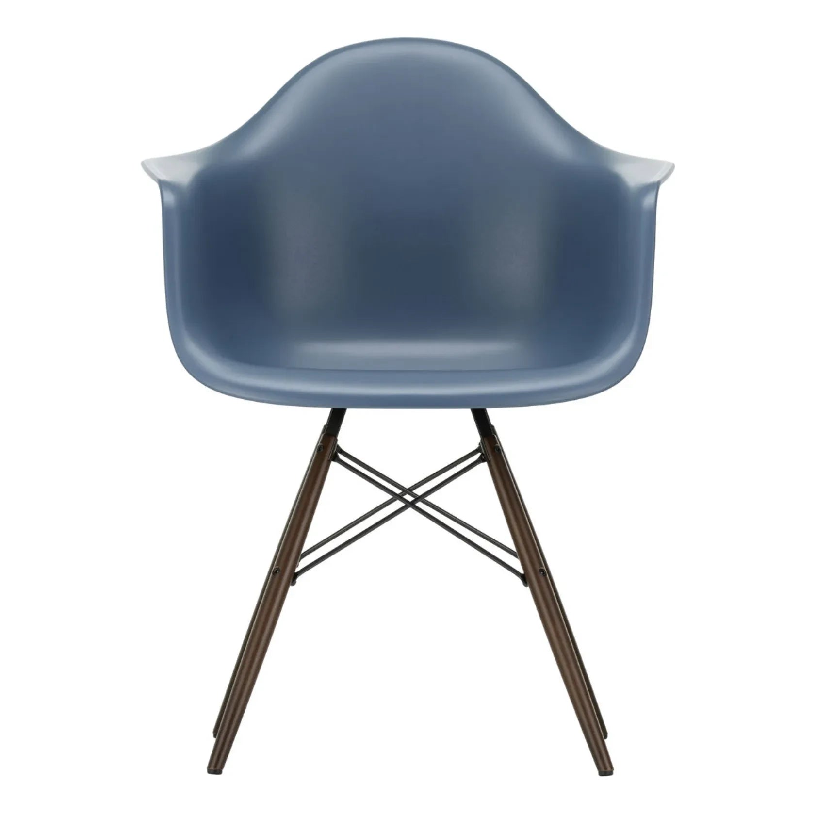 Vitra - DAW Stuhl - Ahornuntergestell - Charles &amp; Ray Eames | Marineblau