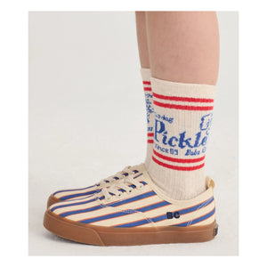 Bobo Choses - Gestreifte Schnürsneaker | Blau