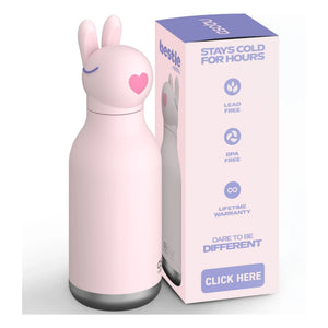 Asobu - Edelstahlflasche Rabbit | Hellrosa