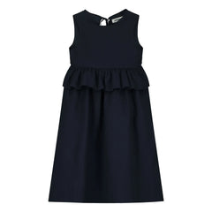 Tangerine - Ruffled midi dress | Dark Blue
