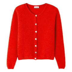 American Vintage - Vitow Alpaca and Wool Vest | Red