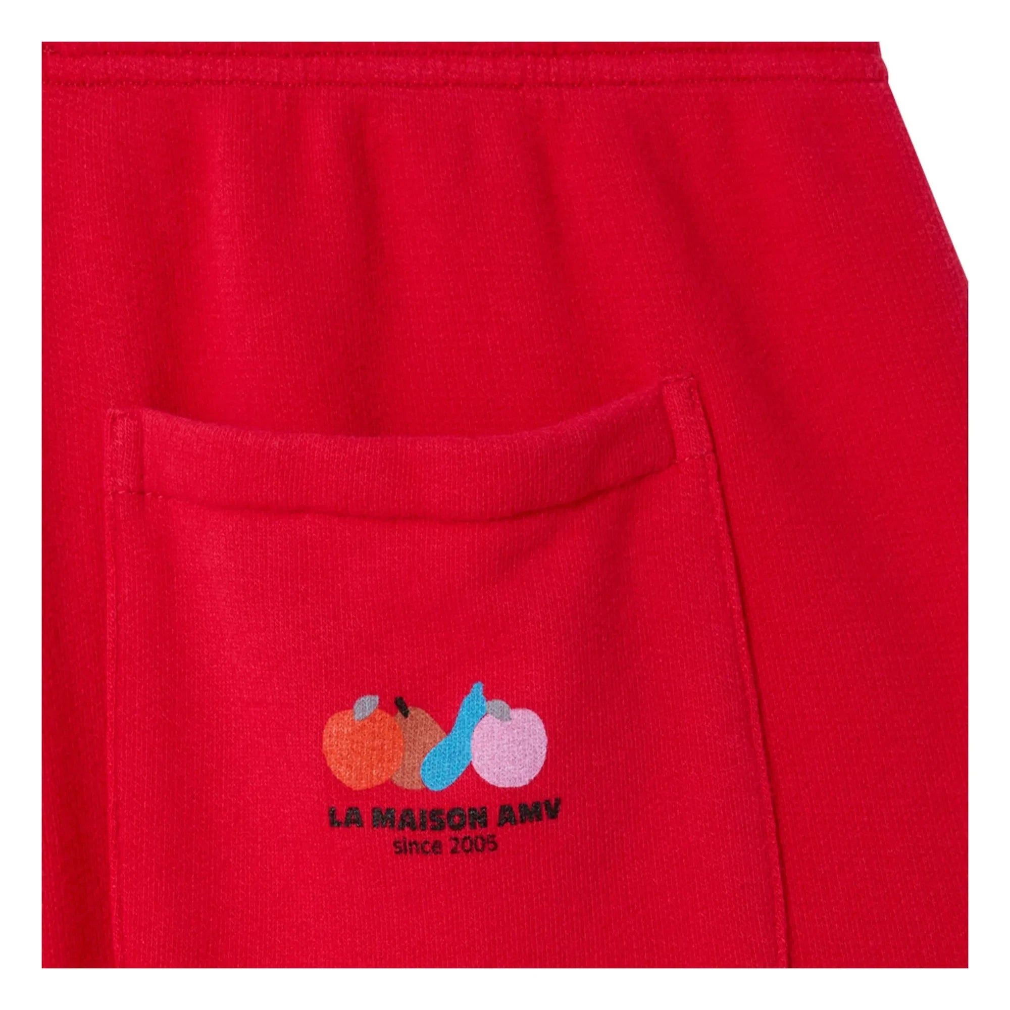 American Vintage - Atubay Pamuk Jogger | Domates kırmızısı