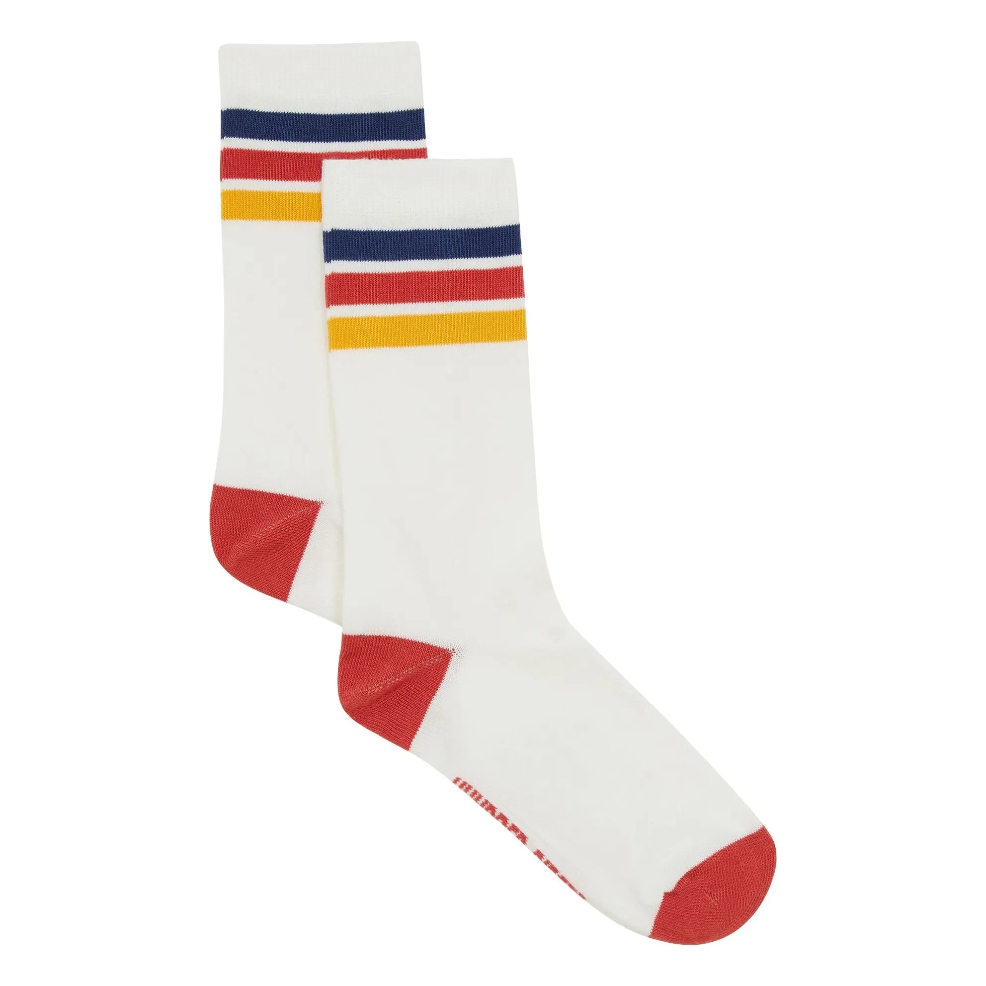 Hundred Pieces - CLASSIC STRIPES BEYAZ ÇORAP | Ekru