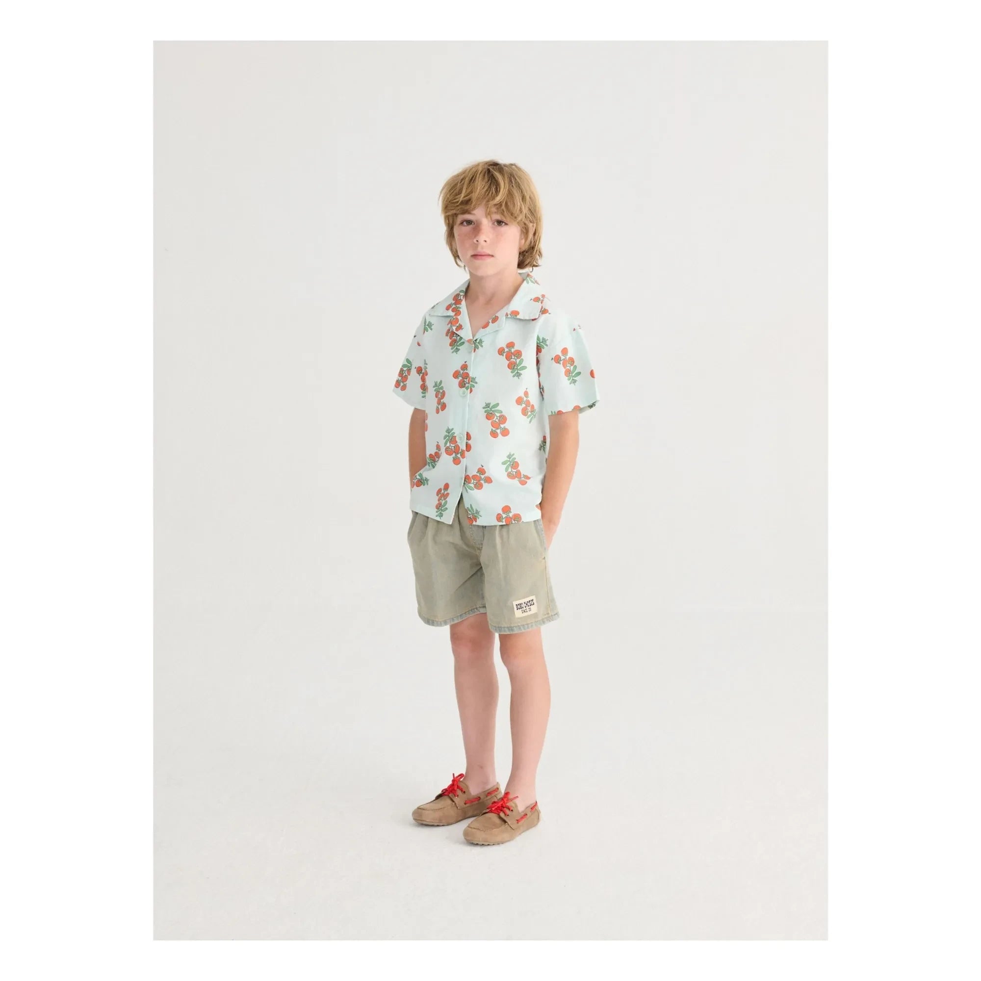 Bobo Choses - Organic Cotton Tomato Shirt | Light blue