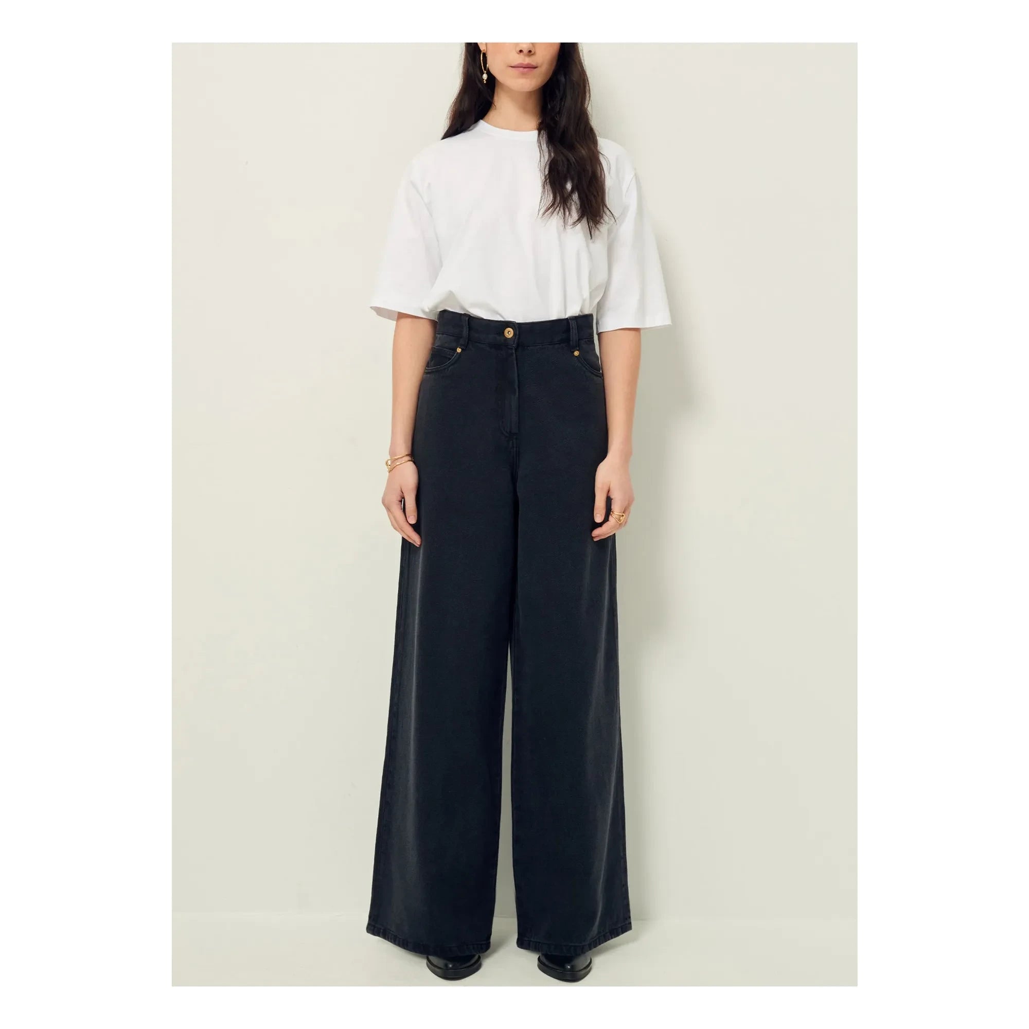 Sessùn - Jeans Dalt | Schwarz
