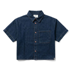 Finger in the nose - Harper Denim Gömlek | Koyu Mavi