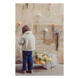 Louise Misha - Jasmina Wendbarer Pelzmantel aus Bio-Baumwolle | Creme