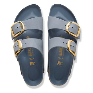 BIRKENSTOCK - Arizona Big Buckle Yağlı Deri Sandalet | Gri