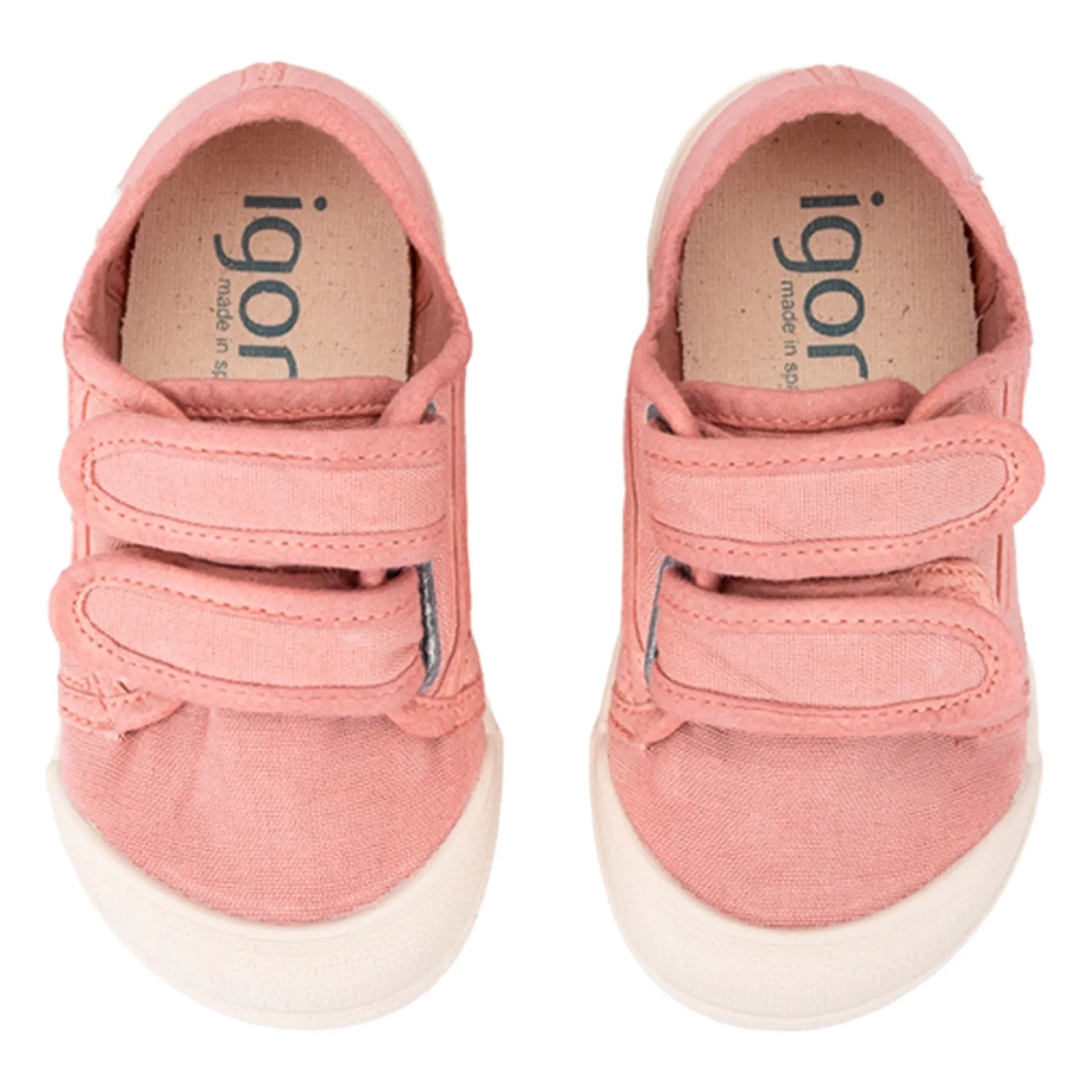 Igor - Lona Çift Çizgili Sneaker | Soluk Pembe