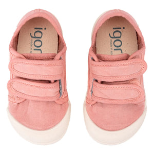 Igor - Lona Çift Çizgili Sneaker | Soluk Pembe