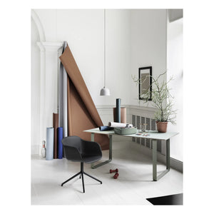 Muuto - Recycling Fiber Armlehnstuhl | Schwarz