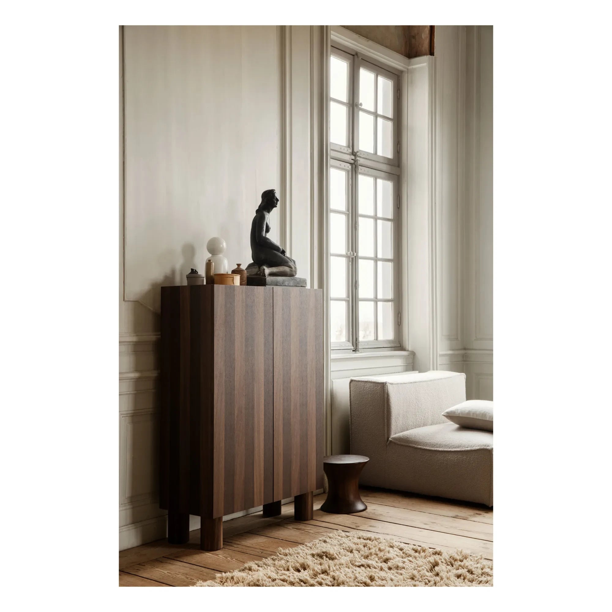 Ferm Living - Post Ahşap Konsol - FSC | Chêne fumé