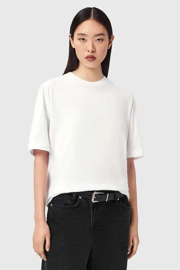AllSaints kadın pamuklu tişört FUSE