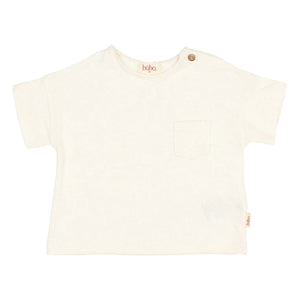 Búho - Keten cepli T-shirt | Beyaz