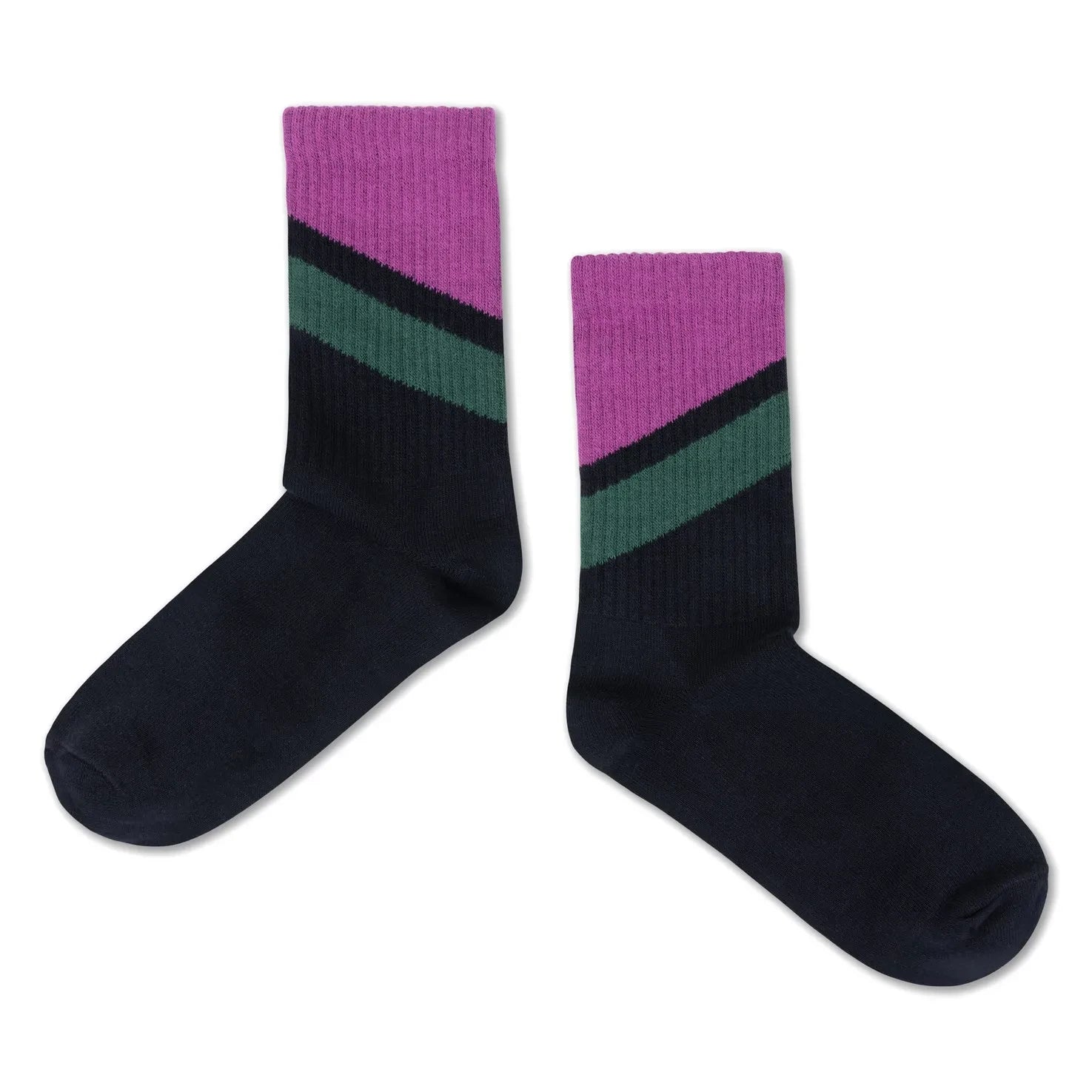 Repose AMS - Çizgili 3 Çift Çorap Seti | Ekru