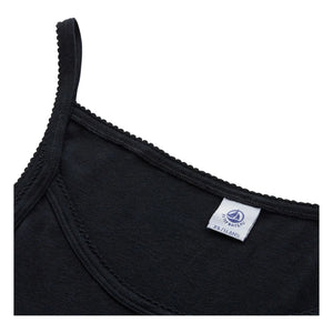 Petit Bateau - Fusioni organik pamuklu gecelik | Siyah