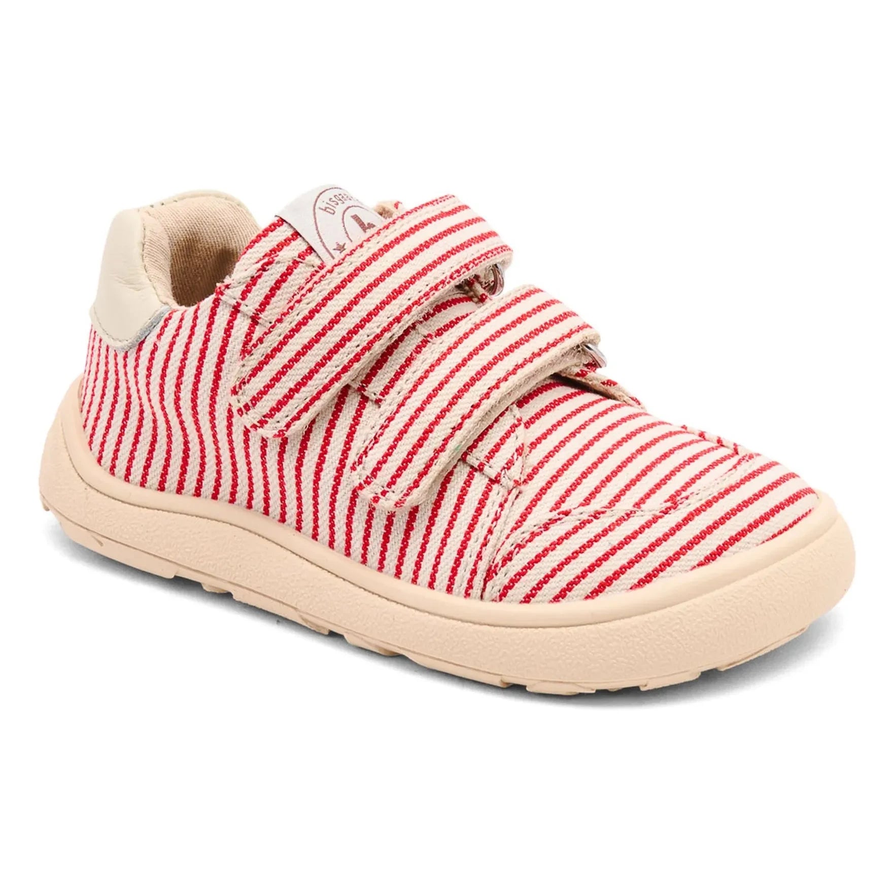 bisgaard - Striped Scratched Sneakers | Red