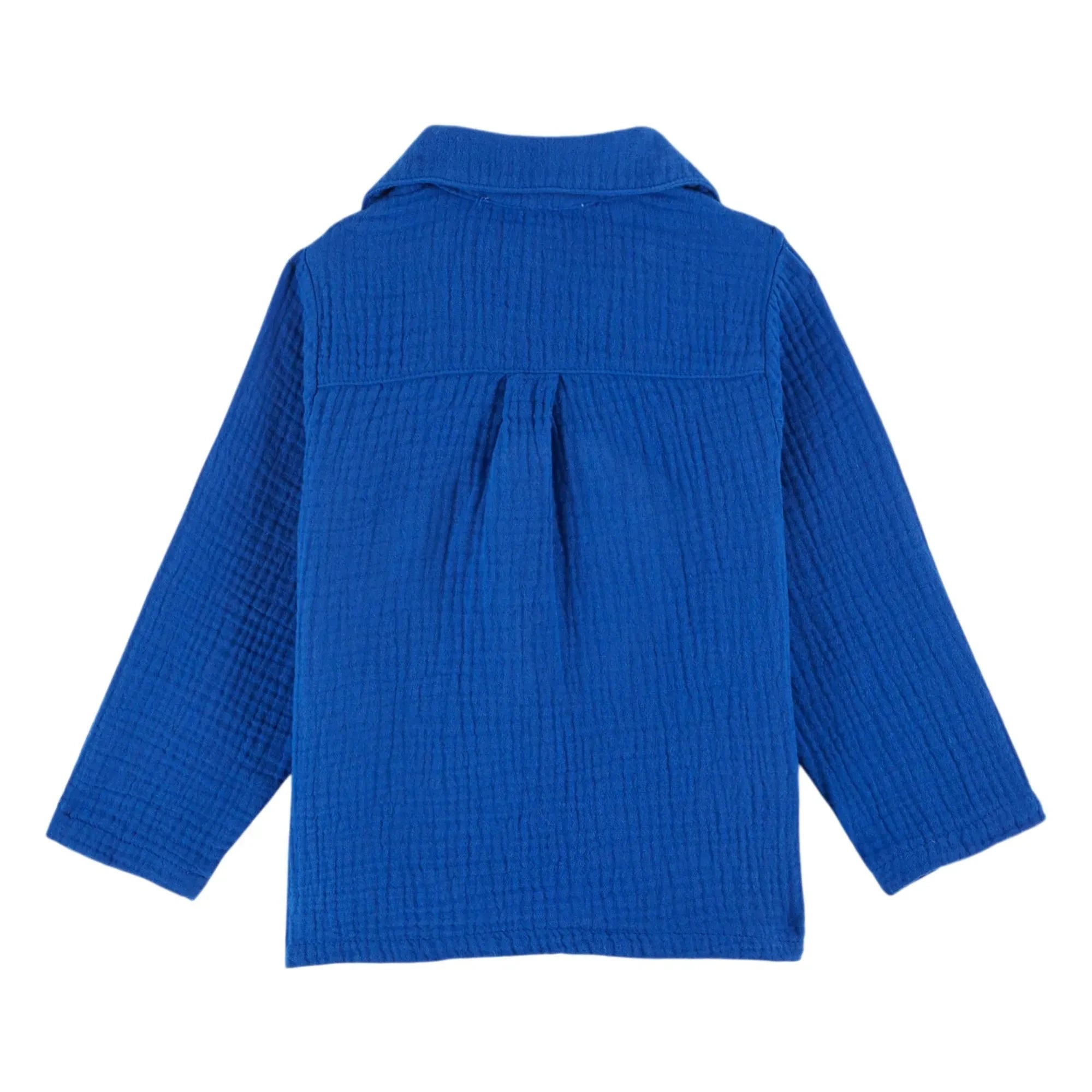 Emile et Ida - Kurta Cotton Gauze Cloth | Royal Blue